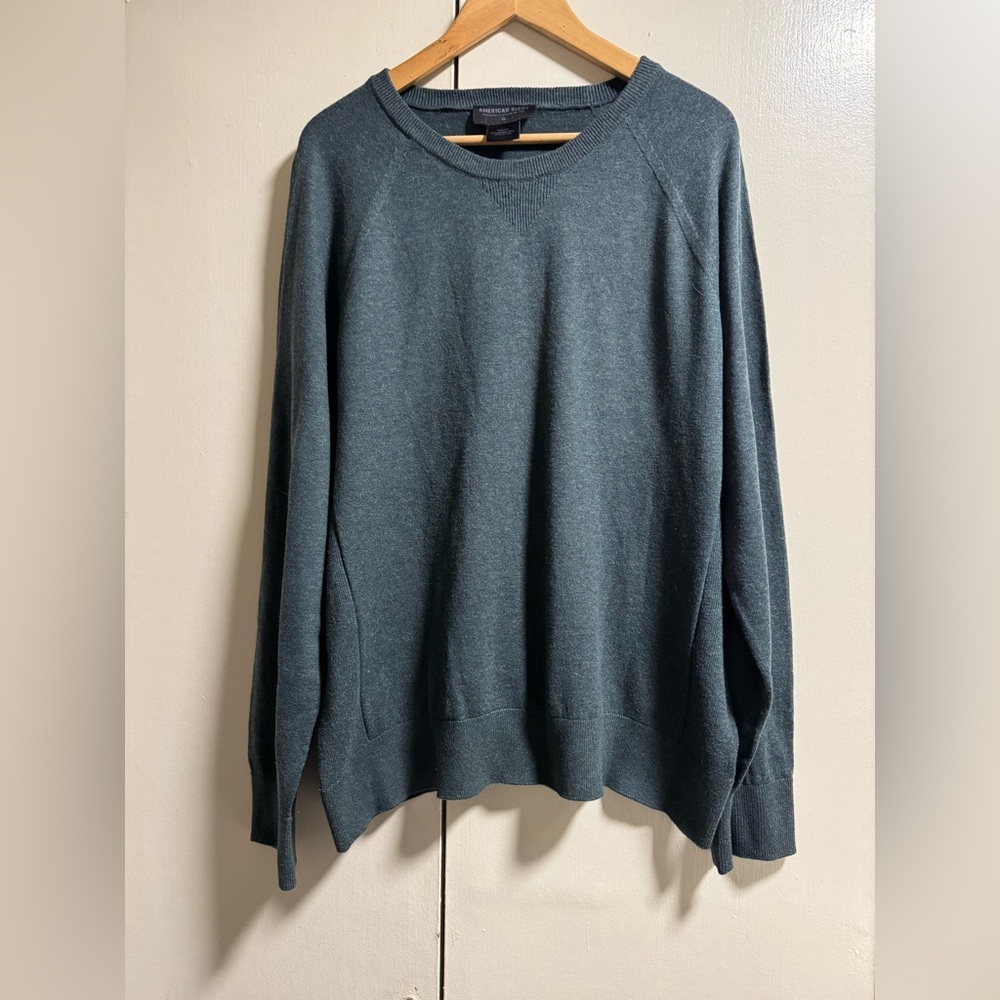 American Giant Men's Dark Gray Crewneck Sweater
